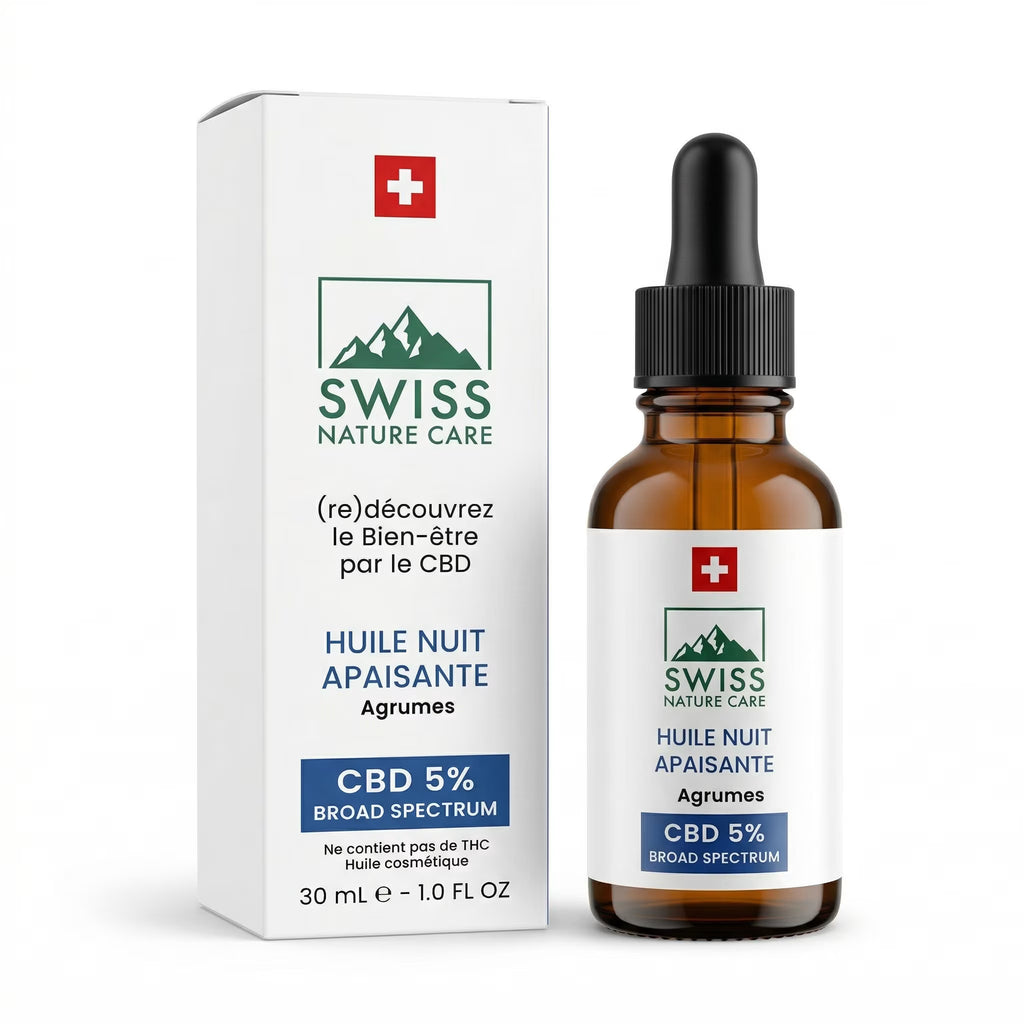 Huile CBD Nuit - Swiss Nature Care (5%)