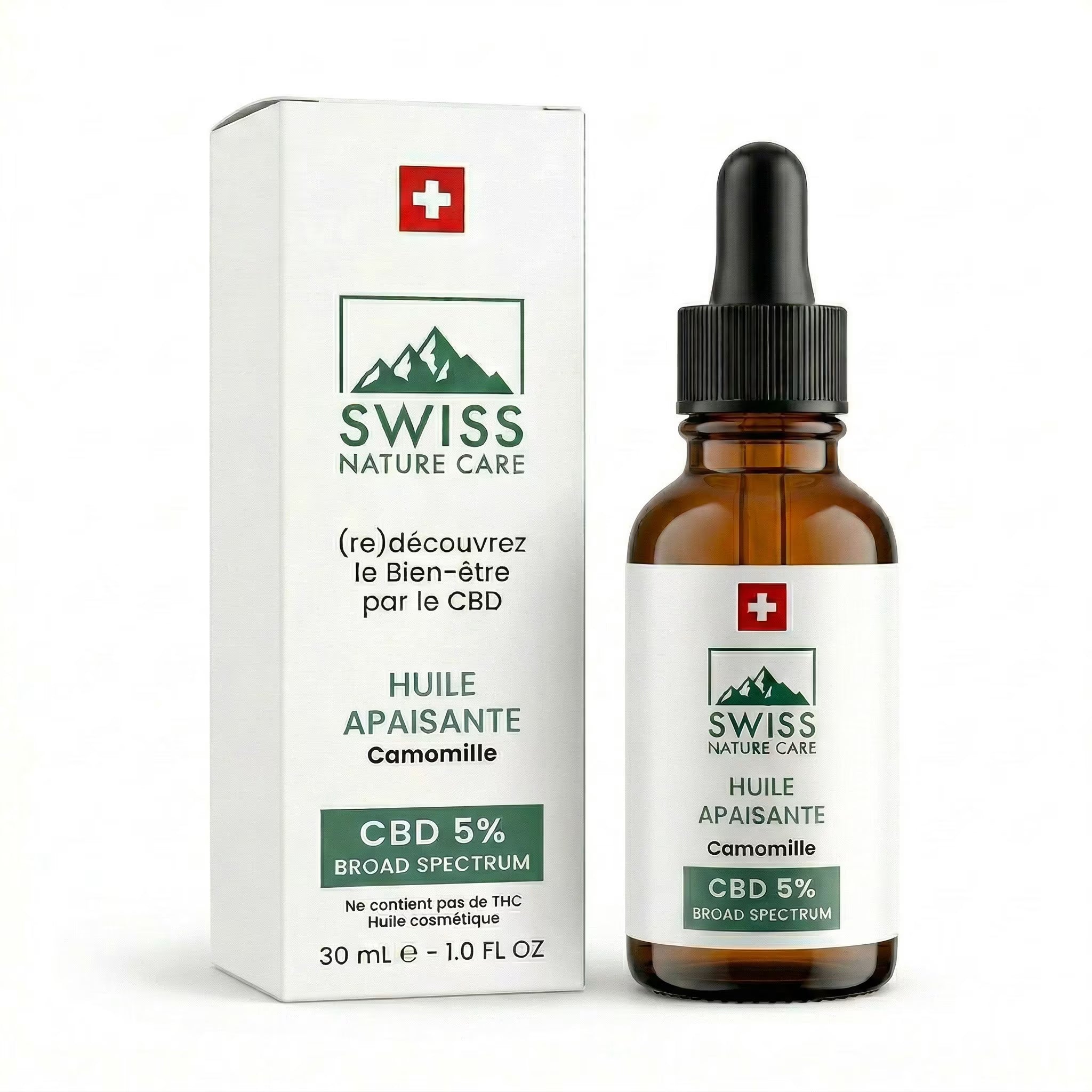 Huile CBD Apaisante - Swiss Nature Care (5%)