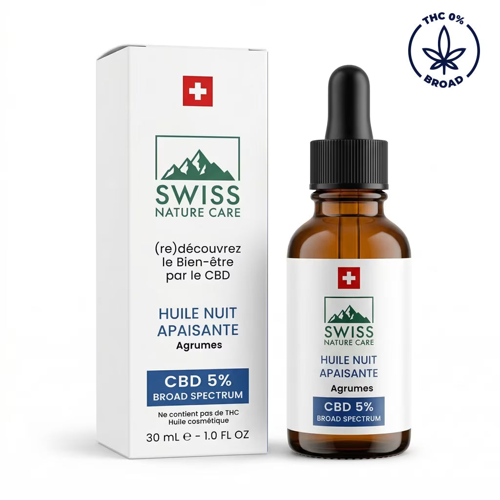 Huile CBD Nuit - Swiss Nature Care (5%)