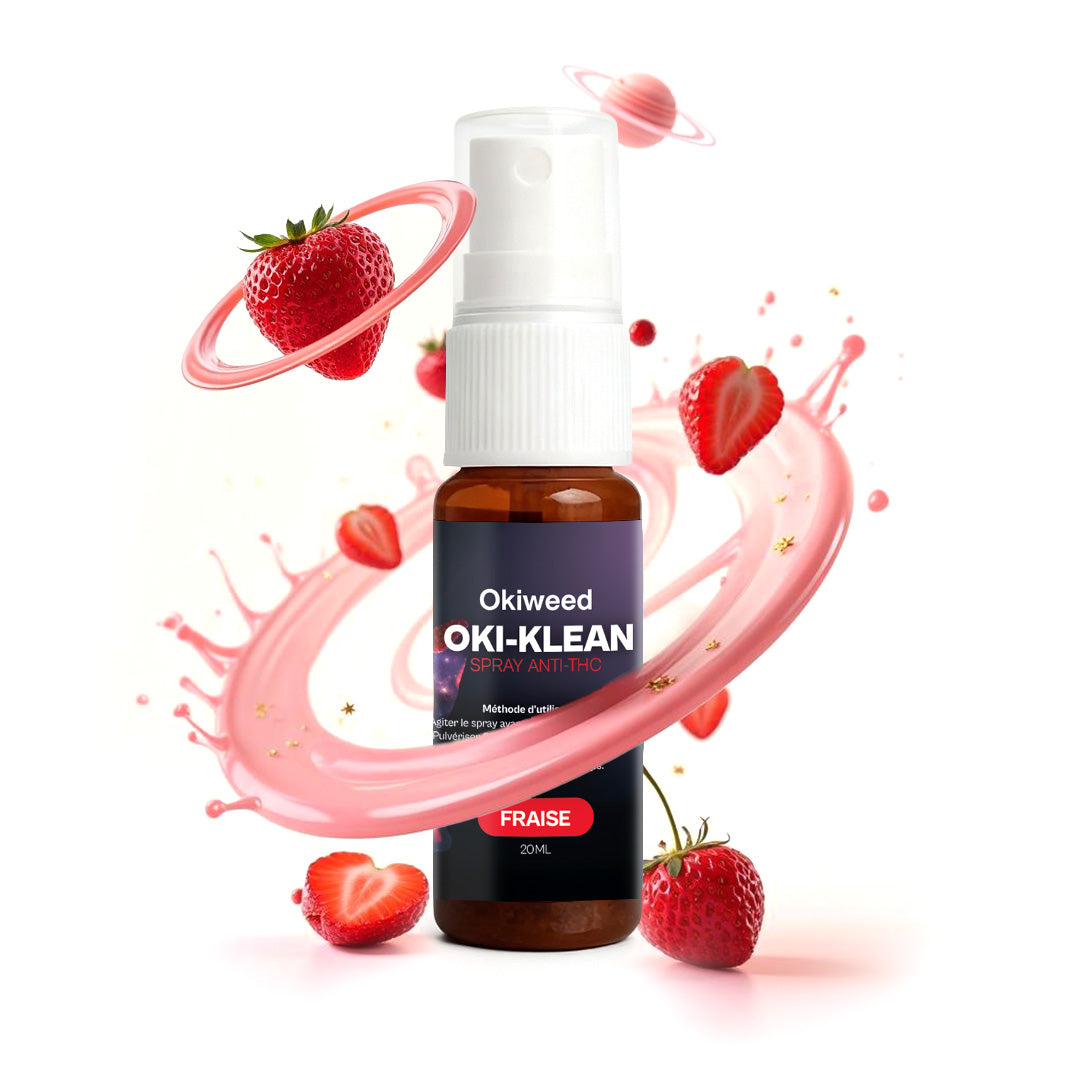 Spray anti-THC | Oki-Klean - Goût Fraise