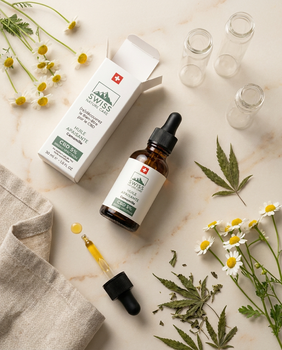 Huile CBD Apaisante - Swiss Nature Care (5%)
